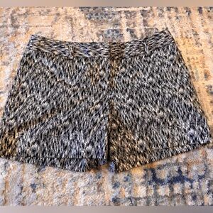 Express Black and White Patterned Women's Shorts